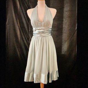 Bari Jay Light Blue Halter Dress size 8